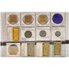 Image 4 : 19-VINTAGE TAX TOKENS & SCRIP: 1 PLASTIC, 10 METAL