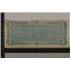 Image 3 : 1864 CONFEDERATE STATES OF AMERICA $5 BILL