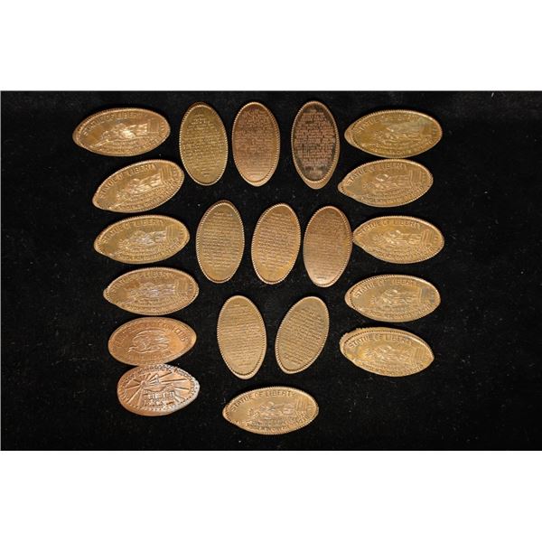 20 ELONGATED CENTS SEE PICTURE