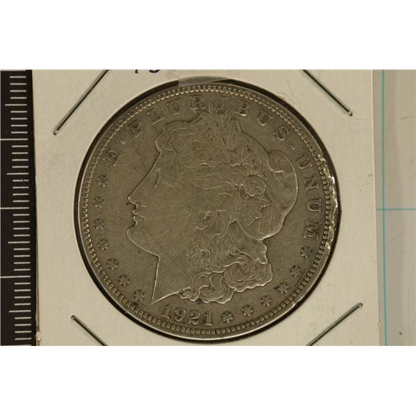 1921-D MORGAN SILVER DOLLAR