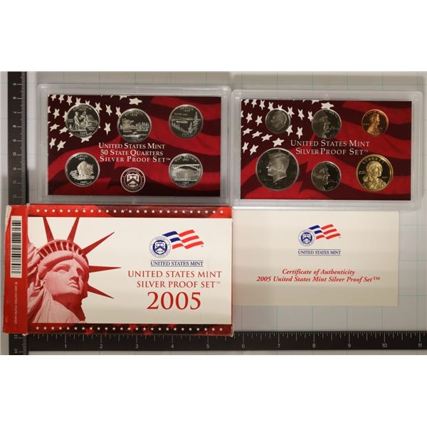 2005 US SILVER PROOF SET (WITH BOX)