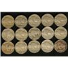 Image 2 : 15 BUFFALO NICKELS: 1924-1928. ALL WITH DATES