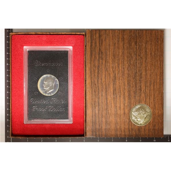 KEY DATE 1973-S IKE SILVER DOLLAR (BROWN PACK)