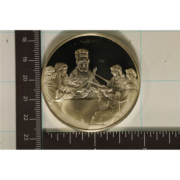 2.11 TROY OZ. PF STERLING SILVER ROUND THE GENIUS