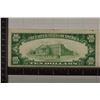 Image 2 : 1929 US $10 NATIONAL CURRENCY, BROWN SEAL TYPE 1