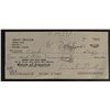 Image 1 : Arch Oboler signed check