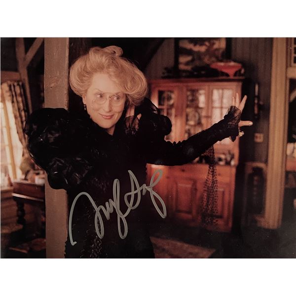 A Series of Unfortunate Events Meryl Streep signed photo
