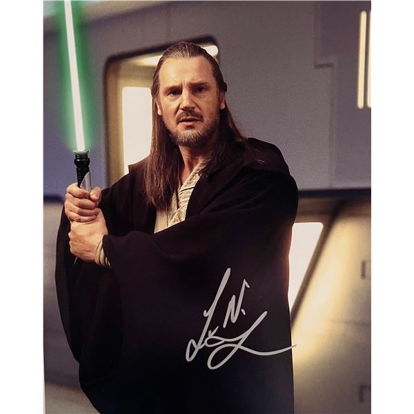 Star Wars Liam Neeson signed photo