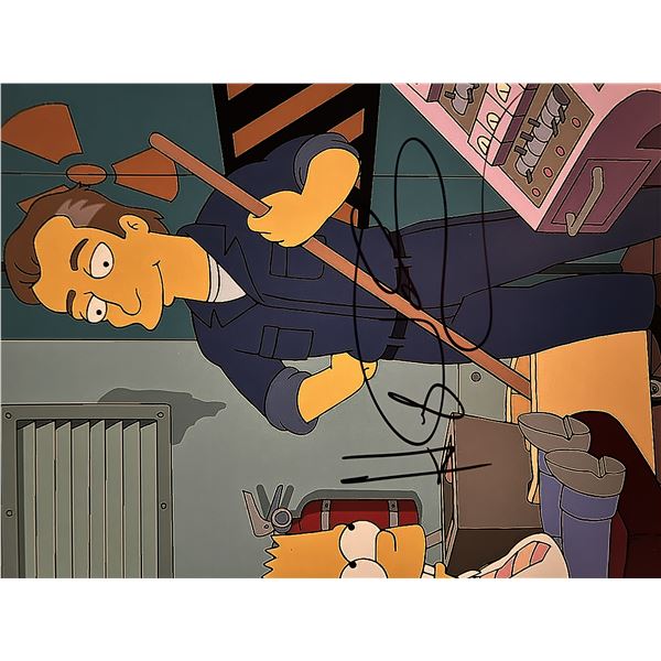 The Simpsons Hugh Jackman signed photo