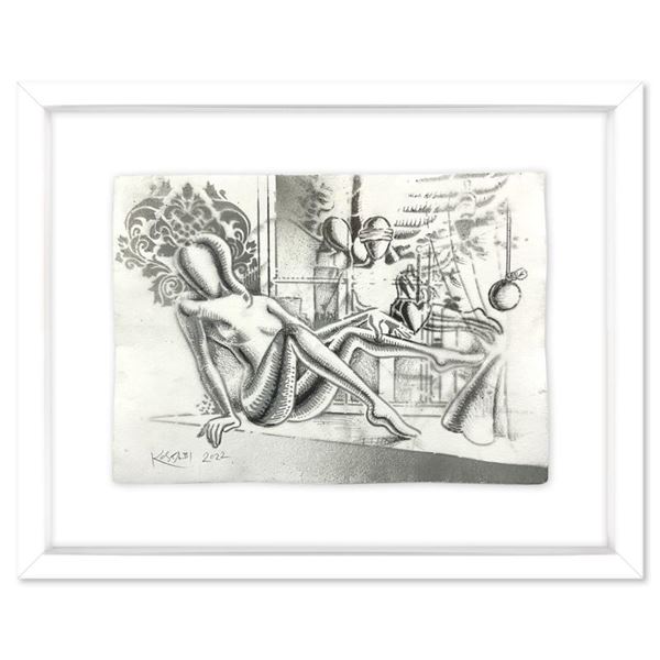 The Muse of Mott Street by Kostabi Original