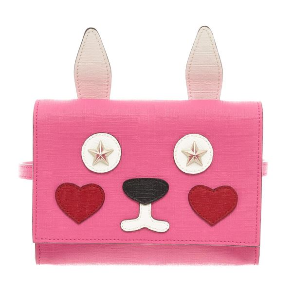 Gucci Pink Leather Children's Animal Waist Bag
