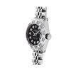Image 3 : Rolex Ladies Stainless Steel Black Diamond Date Wristwatch 26MM