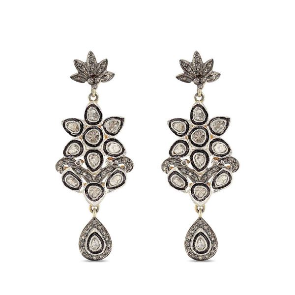 1.15 ctw Diamond Dangle Earrings