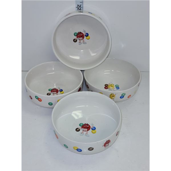 Set of 4 M&M Bowls