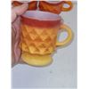 Image 2 : Set of 3 Anchor Hocking Fire King Coffee Cups