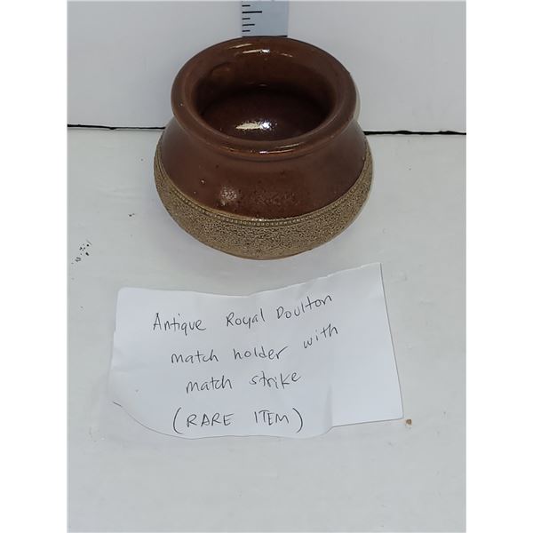 Early Royal Doulton Match Strike Match Holder