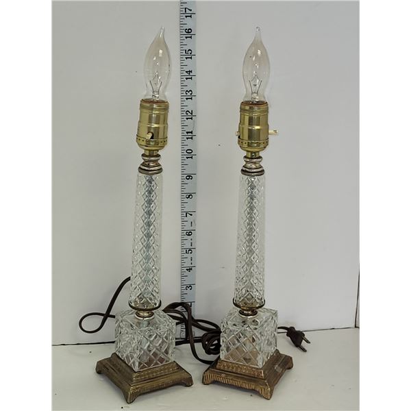 MCM Crystal Cut-Glass Lamp