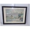 Image 1 : Original Watercolour - Asian Rice Paddy Picture