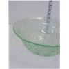 Image 2 : Lot of 2 Very Large Green Glass Bowls