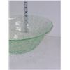 Image 3 : Lot of 2 Very Large Green Glass Bowls