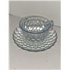 Image 5 : 4 pce 1940 Blue Bubble Depression Glass Set