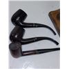 Image 8 : American Native Netop Tobacco Stand w/ 3 Baron? Pipes