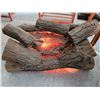 Image 1 : Vintage Electric Log Fireplace - Working