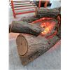 Image 2 : Vintage Electric Log Fireplace - Working