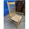 Image 3 : Vintage Hans Wagner Sisal Rocking Chair