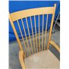 Image 5 : Vintage Hans Wagner Sisal Rocking Chair