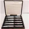 Image 1 : Set of 6 Boxed Elkington & Co Silverplated Hallmarked Butter Knives