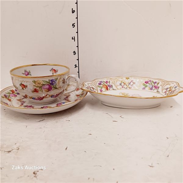 Schumann Bavaria Germany US Zone Nut Dish +