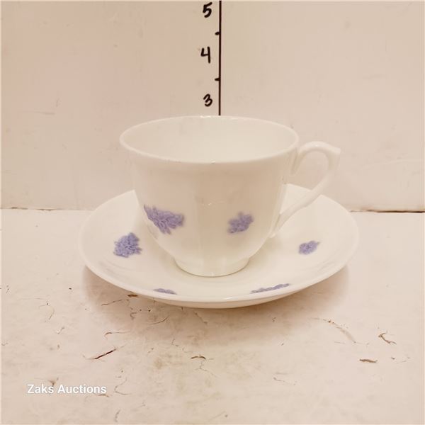 Adderley Blue Chelsea Teacup & Saucer