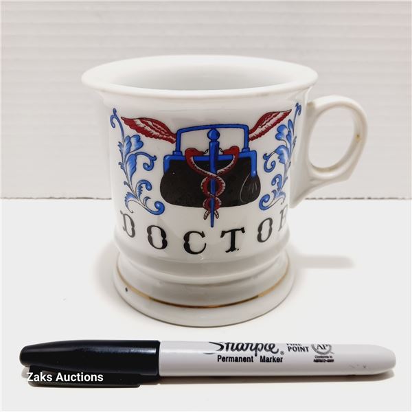 Vintage Occupational Style Physician Doctor Shaving Mug