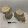 Image 5 : Set of 2 Indian Elephant Pillar Candles Holders