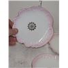 Image 4 : Set of 5 PInk & Gold Dessert Dishes - Elbogen Carlsbad