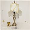 Image 1 : Accent Lamp with Fringe Shade