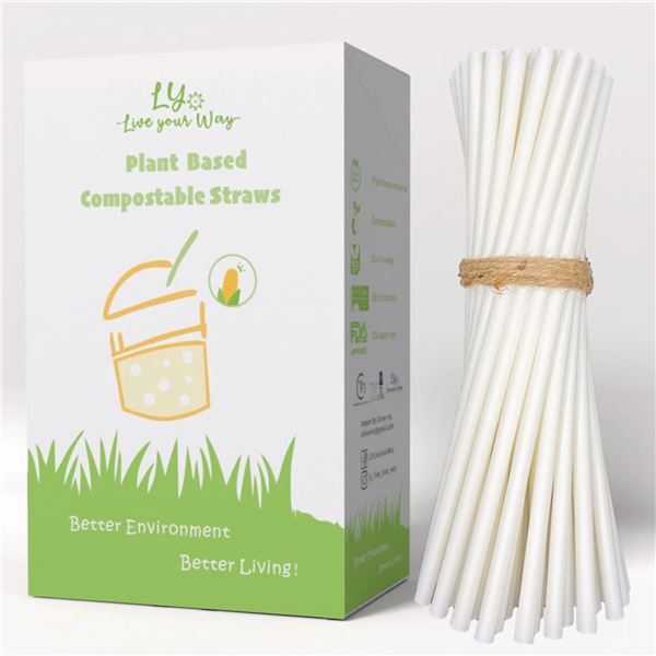 NEW LY PLANT BASED COMPOSTABLE STRAWS