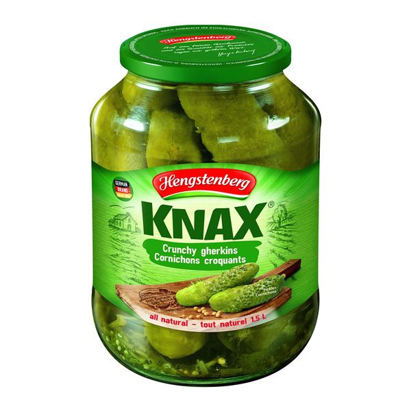 NEW 1.5L HENGSTENBERG KNAX CRUNCHY GHERKINS