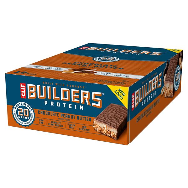 NEW 12 X 68G BUILDERS PROTEIN CHOCOLATE PEANUT
