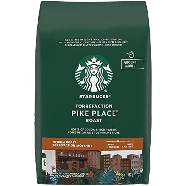 NEW 793G STARBUCKS PIKE PLACE MEDIUM ROAST