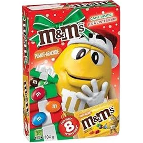 NEW 104G M&MS CHOCOLATE CANDIES PEANUT GAME INSIDE