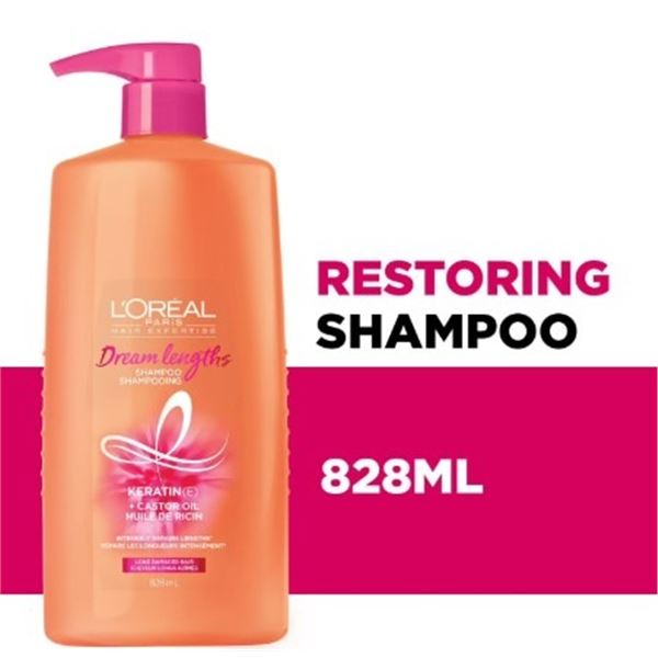 NEW L'OREAL PARIS DREAM LENGTHS SHAMPOO 828ML