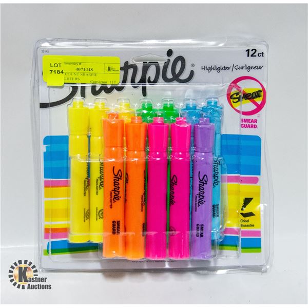 NEW 12 COUNT SHARPIE HIGHLIGHTERS