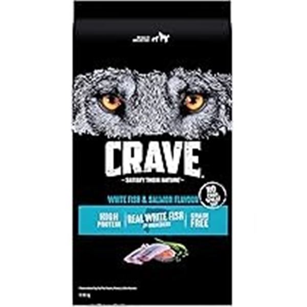 NEW 1.81KG CRAVE REAL WHITE FISH DOG FOOD