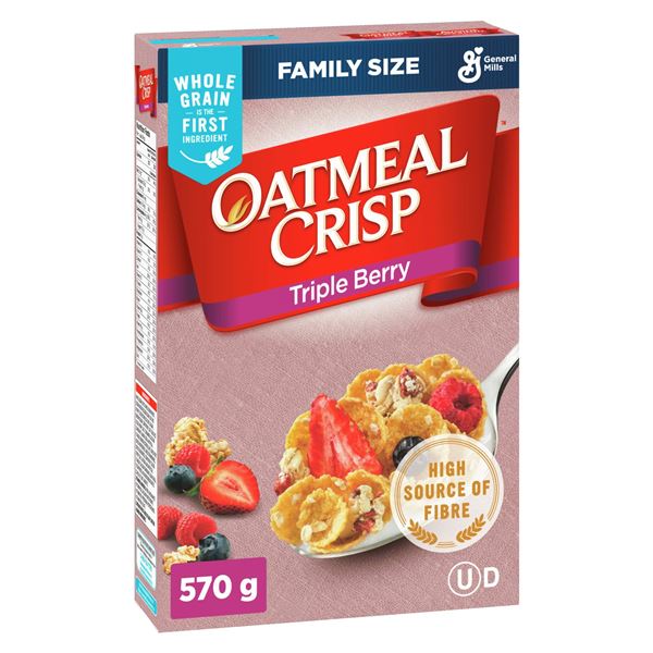 NEW 570G OATMEAL CRISP TRIPLE BERRY