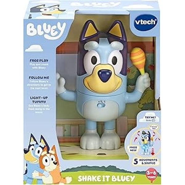 NEW VTECH BLUEY SHAKE IT