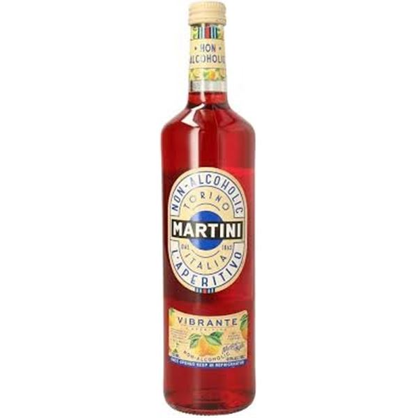 NEW 750ML TORINO MARTINI VIBRANTE NON ALCOHOLIC