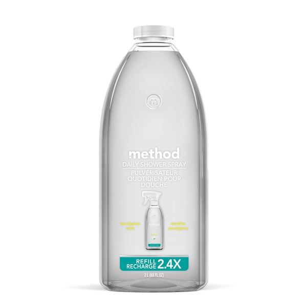 NEW METHOD DAILY SHOWER SPRAY REFILL X2.4