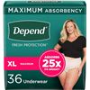 Image 1 : NEW 15 DEPEND FRESH PROTECTION XL UNDERWEAR